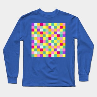 Rainbow Squares Long Sleeve T-Shirt